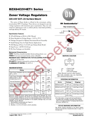 BZX84C24ET1G datasheet  